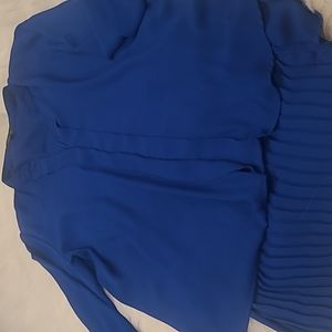 Spence XL Blue Blouse